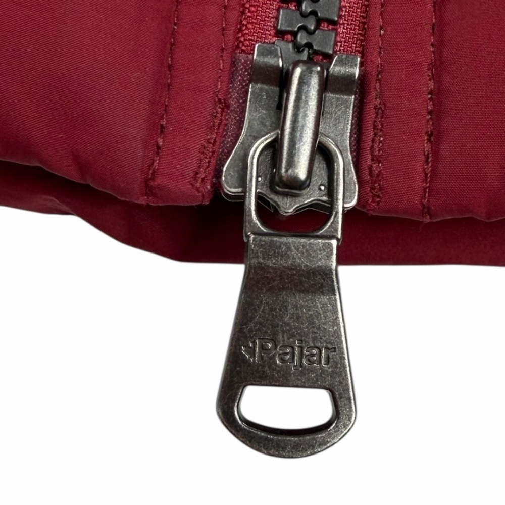 Pajar Canada 1963 Women's Insulated Puffer Jacket W/Fur Hood In Crimson Size S - Picture 5 of 13
